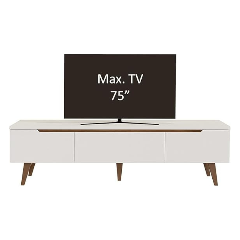 Madesa Reims TV Stand Up to 75'' White - Image 2
