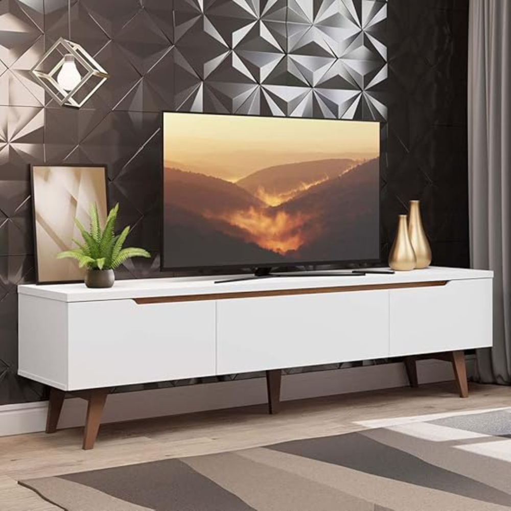Madesa Reims TV Stand Up to 75'' White - Image 4