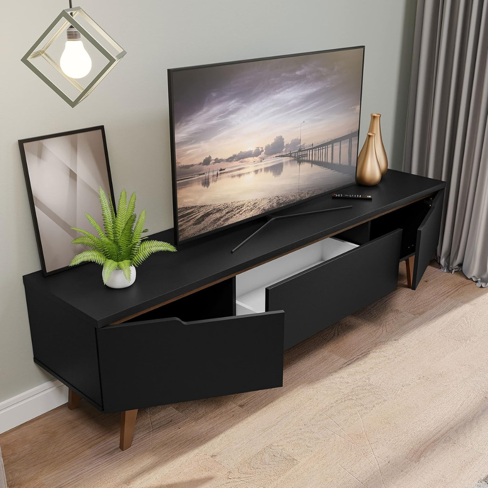 Madesa TV Stand with 2 Doors & Drawer - Image 4
