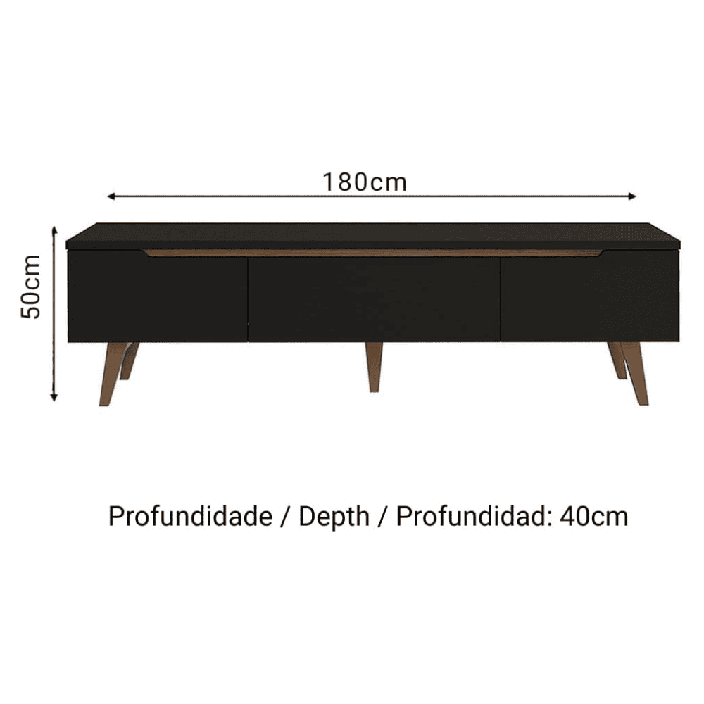 Madesa TV Stand with 2 Doors & Drawer - Image 5