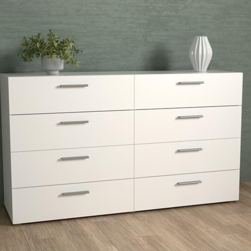 Levan Home Contemporary 8 Drawer Double Bedroom Dresse - Image 3