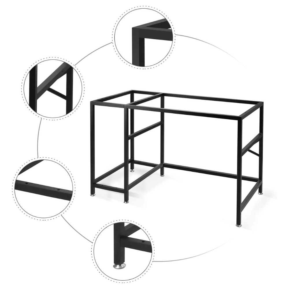 AUTOXEL Gaming Computer Desk with Storage Shelf - Image 7
