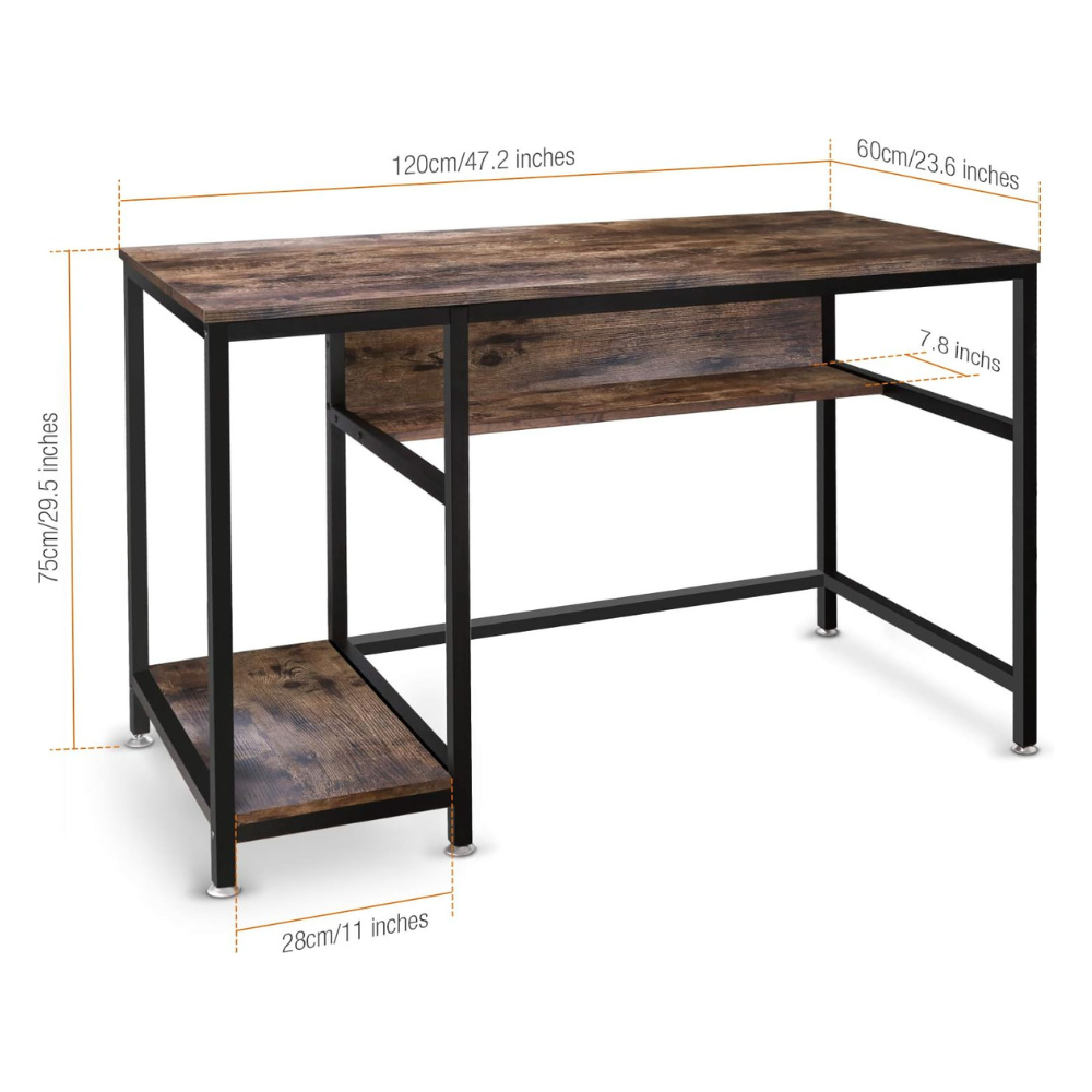 AUTOXEL Gaming Computer Desk with Storage Shelf - Image 8