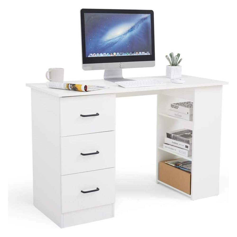 Meerveil Computer Desk with Drawers & Shelves - Image 3