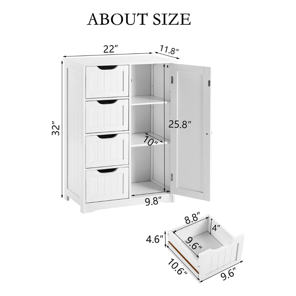 ZENODDLY Bathroom Cabinet - Image 7