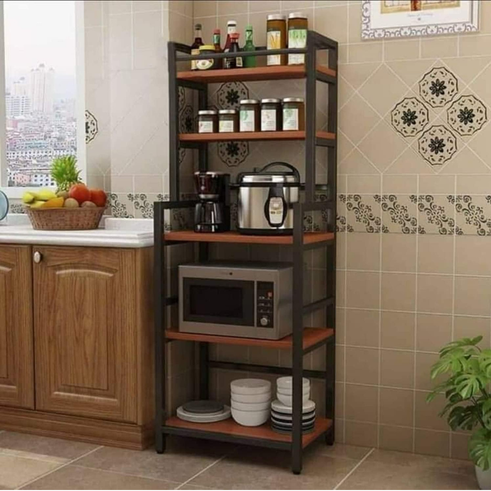 Adam Mall Practical Kitchen Stand Microwave Holder