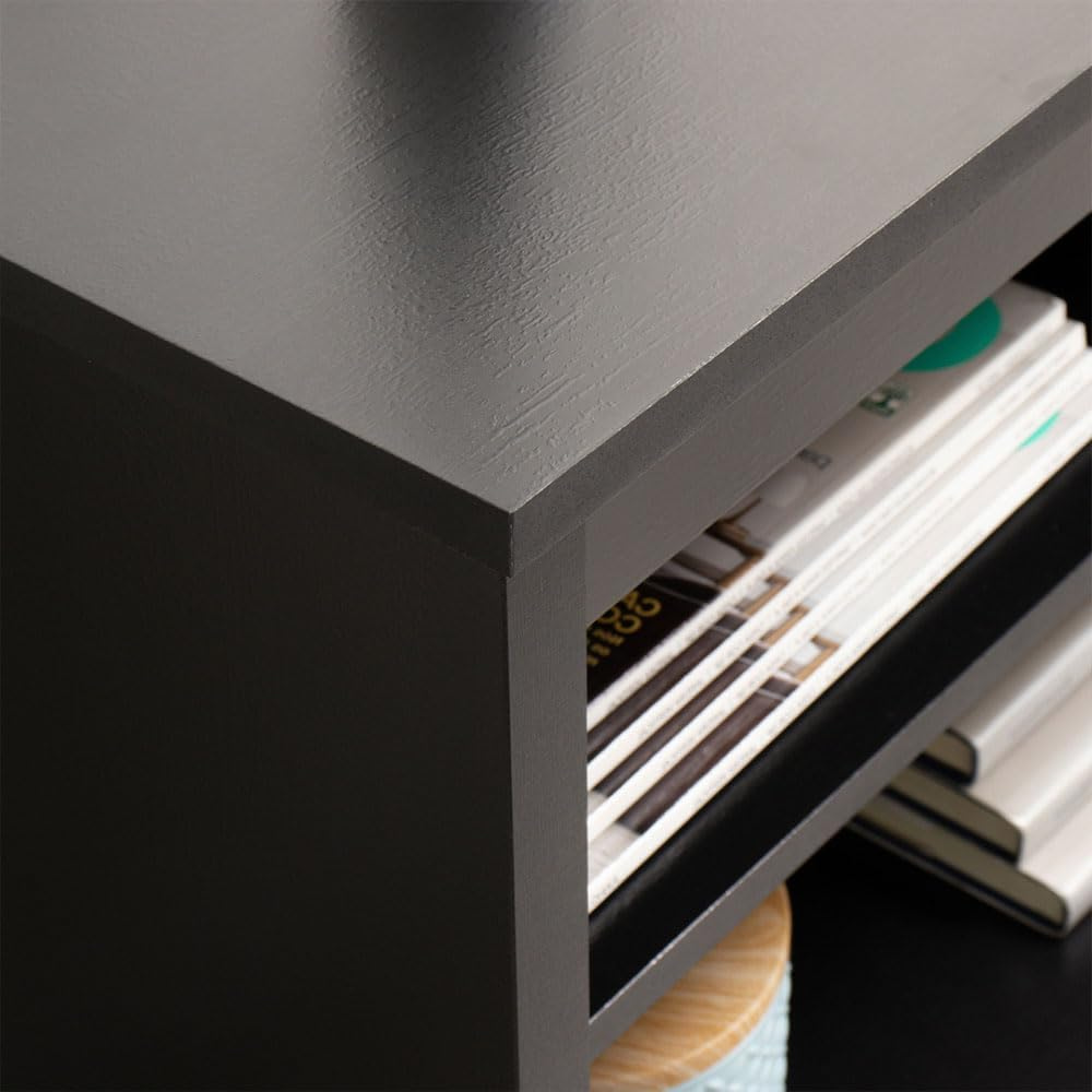 MADESA TV Stand with 6 Shelves and Cable Management - Image 5