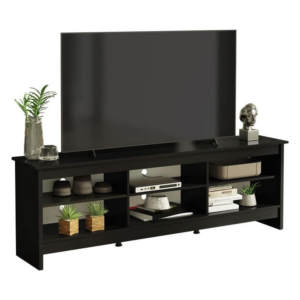 MADESA TV Stand with 6 Shelves and Cable Management