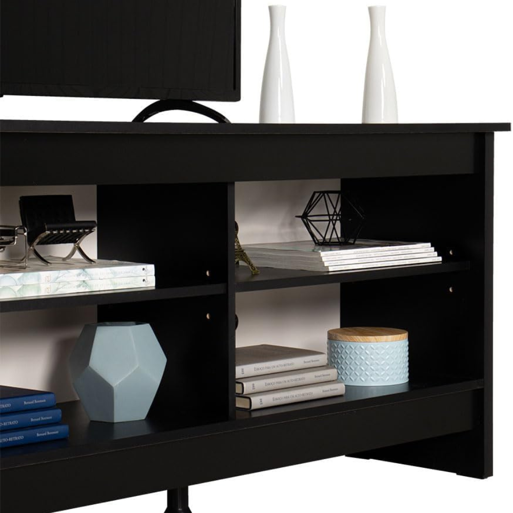 MADESA TV Stand with 6 Shelves and Cable Management - Image 4