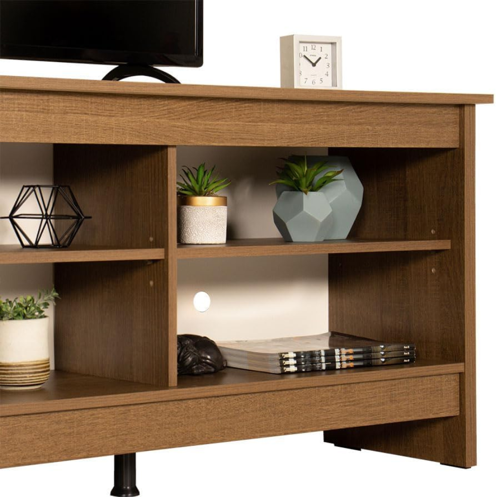 Madesa TV Table for TVs up to 75” Rustic Wood - Image 5