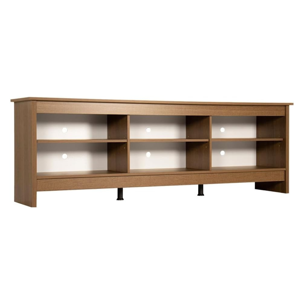 Madesa TV Table for TVs up to 75” Rustic Wood - Image 4