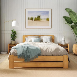 Solid Pine Wooden Single Bed Frame