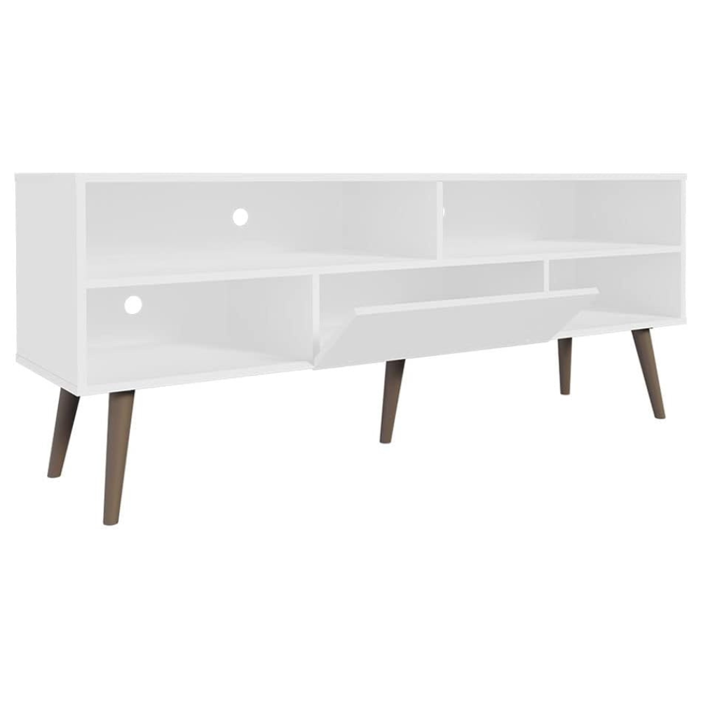 Madesa TV Stand for 65 Inch TV with Door & Shelves - Image 5