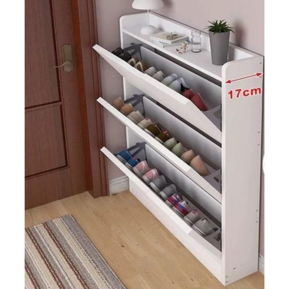 C&C Home Modern Entryway Shoe Storage Cabinet - Image 3