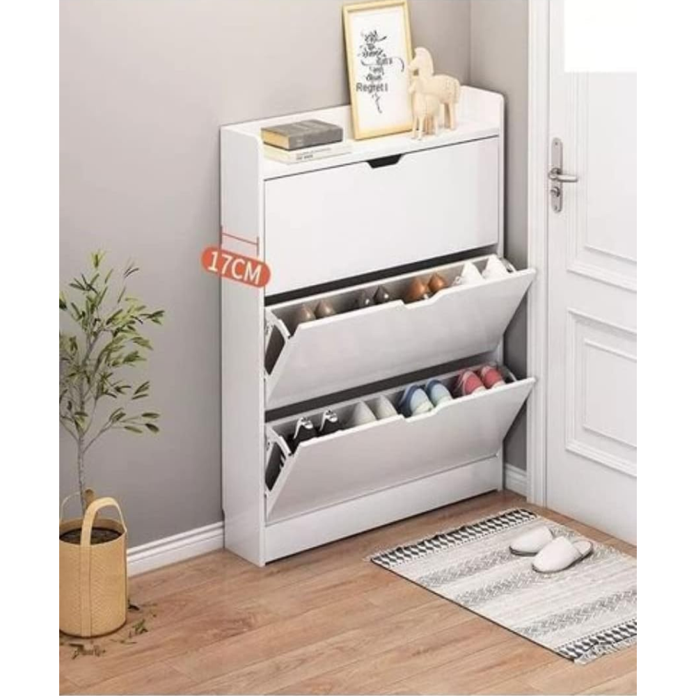 C&C Home Modern Entryway Shoe Storage Cabinet - Image 2