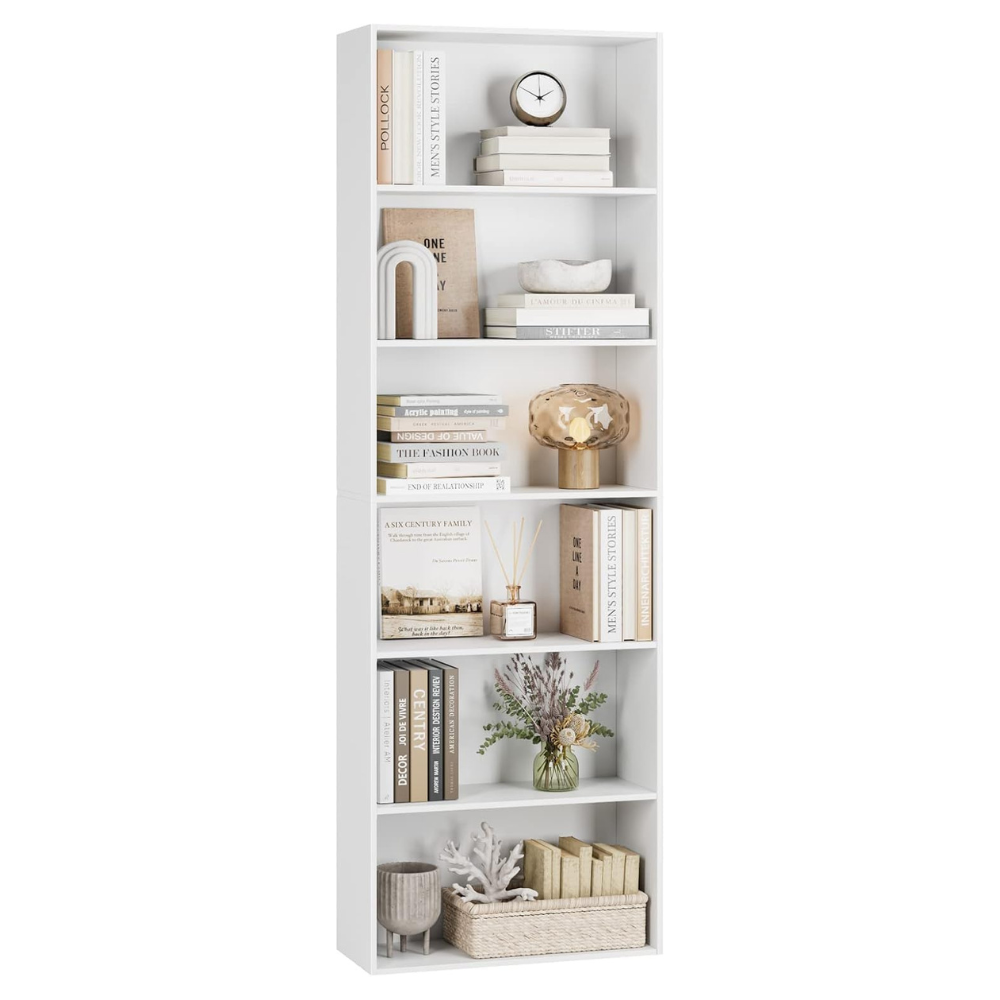 OPEX Wooden Bookcase with 6 Shelves - Image 2