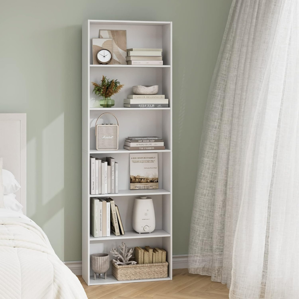 OPEX Wooden Bookcase with 6 Shelves - Image 3