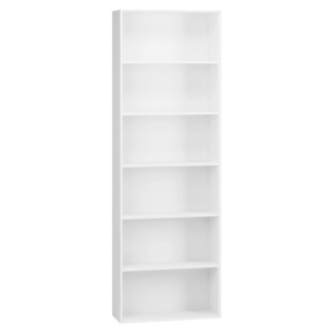 OPEX Wooden Bookcase with 6 Shelves